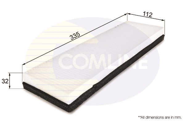 Filtru, aer habitaclu EKF242 COMLINE - Filtru aer habitaclu