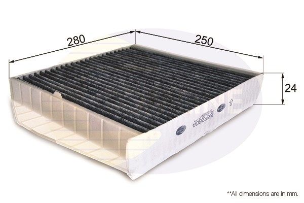 Filtru, aer habitaclu EKF280A COMLINE - Filtru aer habitaclu Filtru, aer habitaclu EKF280A COMLINE - Filtru aer habitaclu