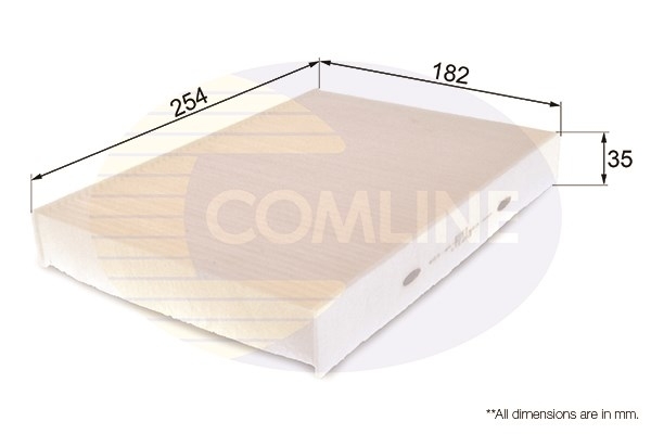 Filtru, aer habitaclu EKF317 COMLINE - Filtru aer habitaclu
