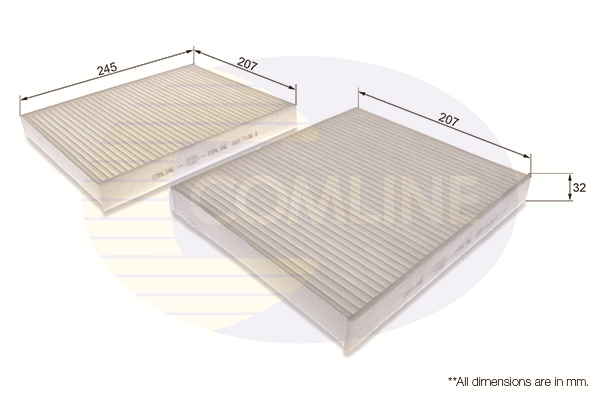 Filtru, aer habitaclu EKF320 COMLINE - Filtru aer habitaclu Filtru, aer habitaclu EKF320 COMLINE - Filtru aer habitaclu