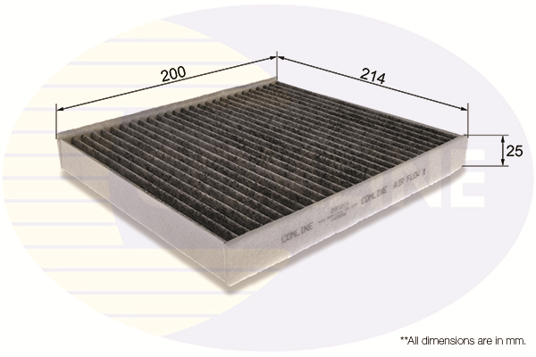 Filtru, aer habitaclu EKF331A COMLINE - Filtru aer habitaclu