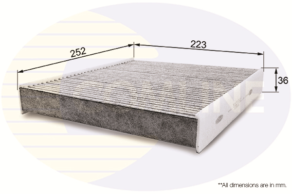 Filtru, aer habitaclu EKF332A COMLINE - Filtru aer habitaclu Filtru, aer habitaclu EKF332A COMLINE - Filtru aer habitaclu