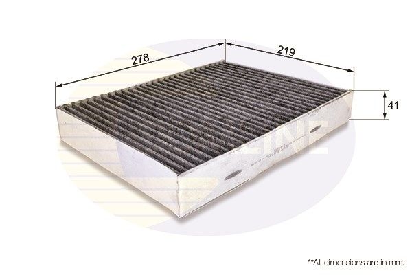 Filtru, aer habitaclu EKF341A COMLINE - Filtru aer habitaclu