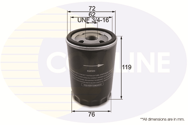 Filtru ulei EOF053 COMLINE - Ungere Filtru ulei EOF053 COMLINE - Ungere