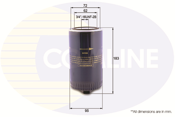 Filtru ulei EOF054 COMLINE - Filtru ulei
