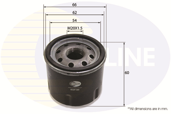 Filtru ulei EOF190 COMLINE - Filtru ulei Filtru ulei EOF190 COMLINE - Filtru ulei