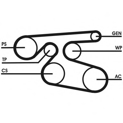 Curea transmisie cu caneluri 7PK2000 CONTITECH - Transmisie - kit accesorii Curea transmisie cu caneluri 7PK2000 CONTITECH - Transmisie - kit accesorii