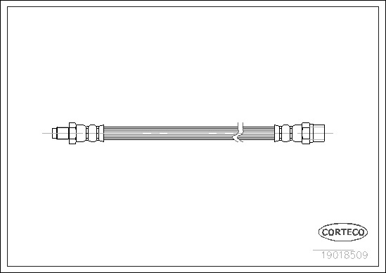 Furtun frana 19018509 CORTECO - Furtun frana Furtun frana 19018509 CORTECO - Furtun frana