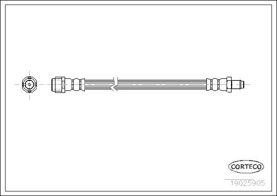 Furtun frana 19025905 CORTECO - Furtun frana Furtun frana 19025905 CORTECO - Furtun frana
