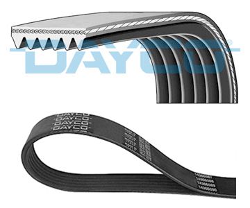 Curea transmisie cu caneluri 6PK819 DAYCO - Transmisie - kit accesorii Curea transmisie cu caneluri 6PK819 DAYCO - Transmisie - kit accesorii