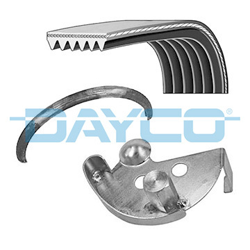 Set curea transmisie cu caneluri PVE002 DAYCO - Transmisie - kit accesorii Set curea transmisie cu caneluri PVE002 DAYCO - Transmisie - kit accesorii