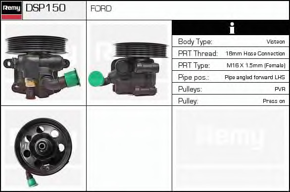 Pompa hidraulica, sistem de directie DSP150 DELCO REMY - Caseta directie/ pompa servodirectie Pompa hidraulica, sistem de directie DSP150 DELCO REMY - Caseta directie/ pompa servodirectie