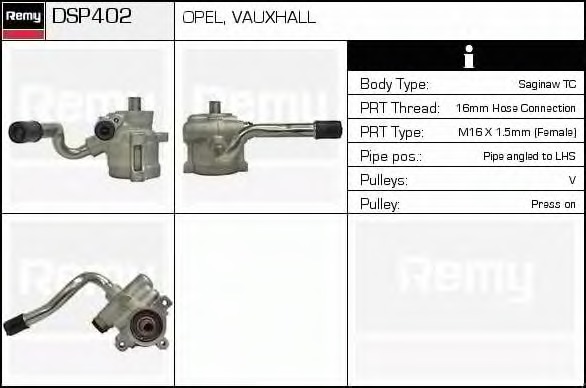Pompa hidraulica, sistem de directie DSP402 DELCO REMY - Caseta directie/ pompa servodirectie Pompa hidraulica, sistem de directie DSP402 DELCO REMY - Caseta directie/ pompa servodirectie