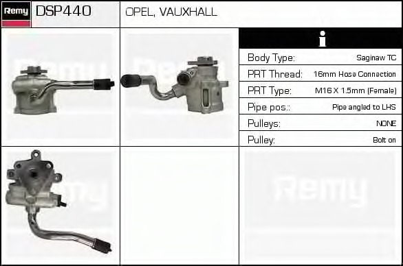 Pompa hidraulica, sistem de directie DSP440 DELCO REMY - Caseta directie/ pompa servodirectie Pompa hidraulica, sistem de directie DSP440 DELCO REMY - Caseta directie/ pompa servodirectie