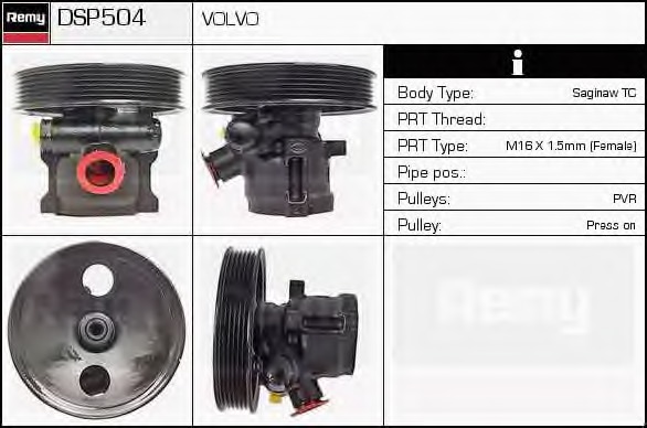 Pompa hidraulica, sistem de directie DSP504 DELCO REMY - Caseta directie/ pompa servodirectie Pompa hidraulica, sistem de directie DSP504 DELCO REMY - Caseta directie/ pompa servodirectie