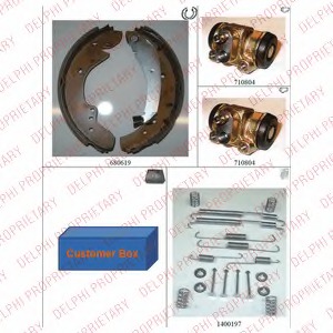 Set saboti frana 915 DELPHI - Material frictiune sabot frana/ sabot frana Set saboti frana 915 DELPHI - Material frictiune sabot frana/ sabot frana