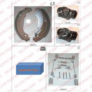 Set saboti frana 982 DELPHI - Material frictiune sabot frana/ sabot frana Set saboti frana 982 DELPHI - Material frictiune sabot frana/ sabot frana