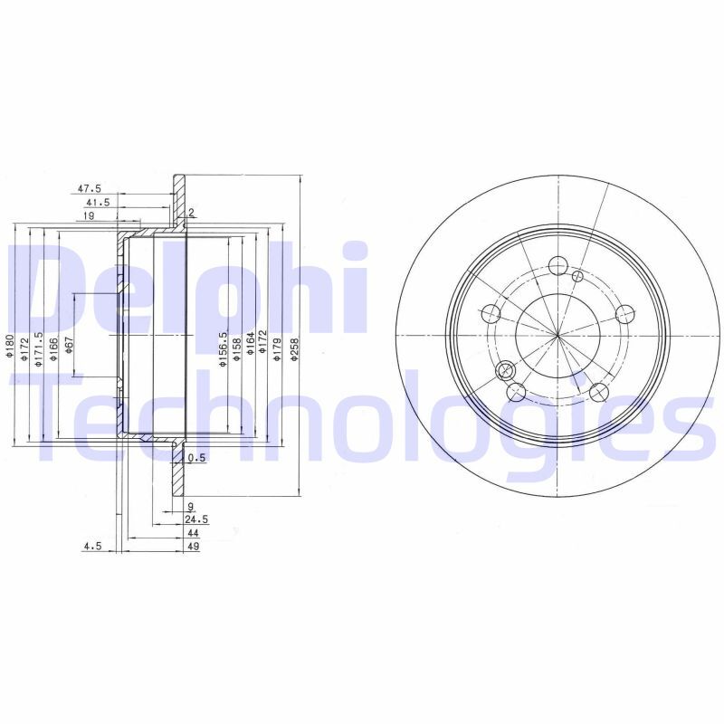 Disc frana BG2291 DELPHI - Disc frana Disc frana BG2291 DELPHI - Disc frana