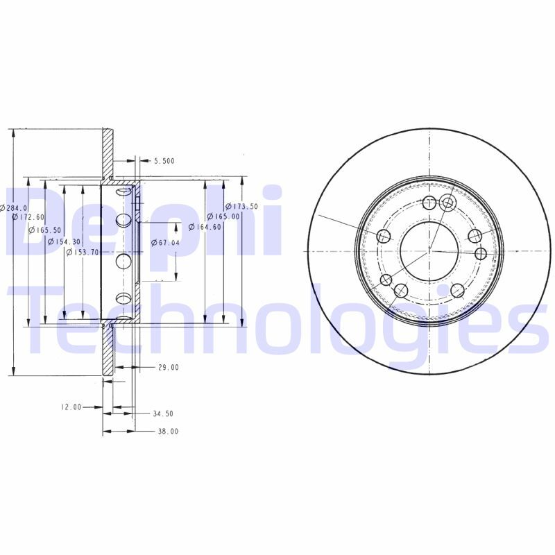 Disc frana BG2314 DELPHI - Disc frana Disc frana BG2314 DELPHI - Disc frana