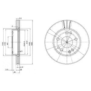 Disc frana BG2397 DELPHI - Frana disc Disc frana BG2397 DELPHI - Frana disc