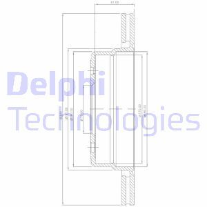 Disc frana BG2436 DELPHI Disc frana BG2436 DELPHI