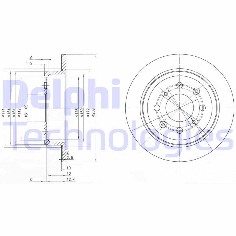 Disc frana BG2538 DELPHI - Disc frana Disc frana BG2538 DELPHI - Disc frana