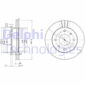 Disc frana BG2632 DELPHI - Frana disc Disc frana BG2632 DELPHI - Frana disc