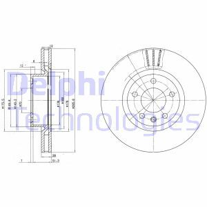 Disc frana BG2742 DELPHI - Disc frana Disc frana BG2742 DELPHI - Disc frana