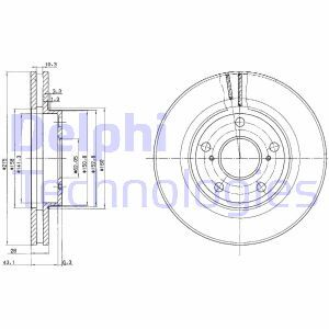 Disc frana BG2782 DELPHI - Disc frana