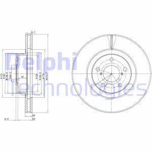 Disc frana BG2827 DELPHI - Disc frana Disc frana BG2827 DELPHI - Disc frana