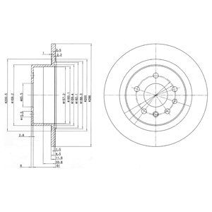 Disc frana BG2986 DELPHI - Disc frana Disc frana BG2986 DELPHI - Disc frana