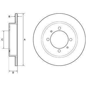 Disc frana BG3203 DELPHI - Disc frana Disc frana BG3203 DELPHI - Disc frana