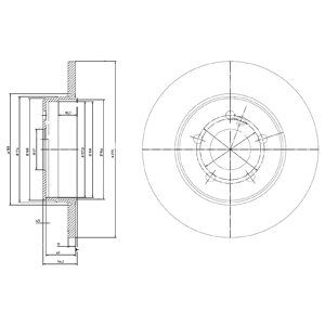 Disc frana BG3208 DELPHI - Disc frana Disc frana BG3208 DELPHI - Disc frana
