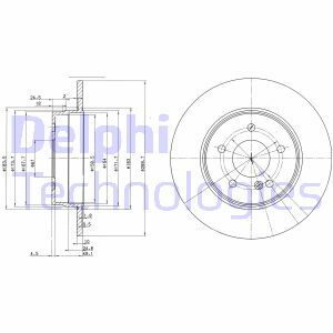 Disc frana BG3239 DELPHI - Disc frana Disc frana BG3239 DELPHI - Disc frana
