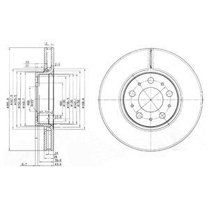 Disc frana BG3513 DELPHI - Disc frana Disc frana BG3513 DELPHI - Disc frana