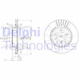 Disc frana BG3527 DELPHI - Frana disc Disc frana BG3527 DELPHI - Frana disc