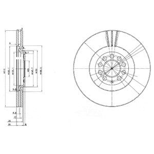 Disc frana BG3528 DELPHI - Disc frana Disc frana BG3528 DELPHI - Disc frana