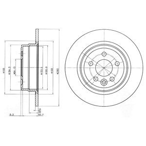 Disc frana BG3550 DELPHI - Disc frana Disc frana BG3550 DELPHI - Disc frana