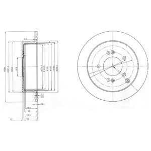 Disc frana BG3680 DELPHI - Frana disc Disc frana BG3680 DELPHI - Frana disc