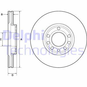 Disc frana BG3713 DELPHI - Frana disc Disc frana BG3713 DELPHI - Frana disc