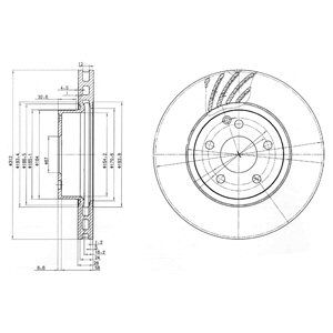 Disc frana BG3756 DELPHI - Frana disc Disc frana BG3756 DELPHI - Frana disc