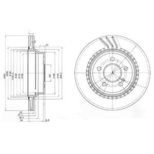Disc frana BG3758 DELPHI - Frana disc Disc frana BG3758 DELPHI - Frana disc