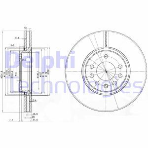 Disc frana BG3772 DELPHI - Frana disc Disc frana BG3772 DELPHI - Frana disc