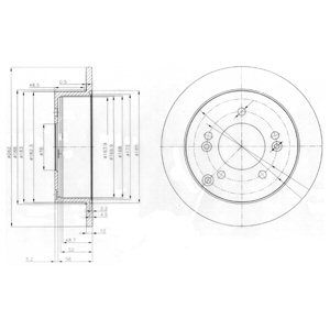 Disc frana BG3799 DELPHI - Disc frana Disc frana BG3799 DELPHI - Disc frana