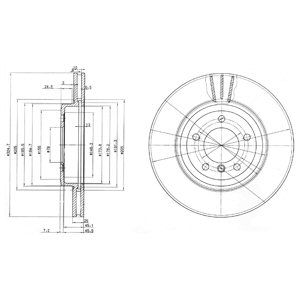 Disc frana BG3830 DELPHI - Frana disc Disc frana BG3830 DELPHI - Frana disc