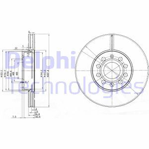 Disc frana BG3833 DELPHI - Frana disc Disc frana BG3833 DELPHI - Frana disc