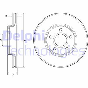 Disc frana BG3868 DELPHI - Disc frana Disc frana BG3868 DELPHI - Disc frana