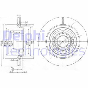 Disc frana BG3886 DELPHI - Frana disc Disc frana BG3886 DELPHI - Frana disc