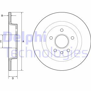 Disc frana BG3897 DELPHI - Disc frana Disc frana BG3897 DELPHI - Disc frana