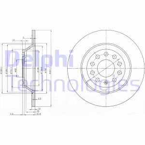 Disc frana BG3956 DELPHI - Disc frana Disc frana BG3956 DELPHI - Disc frana